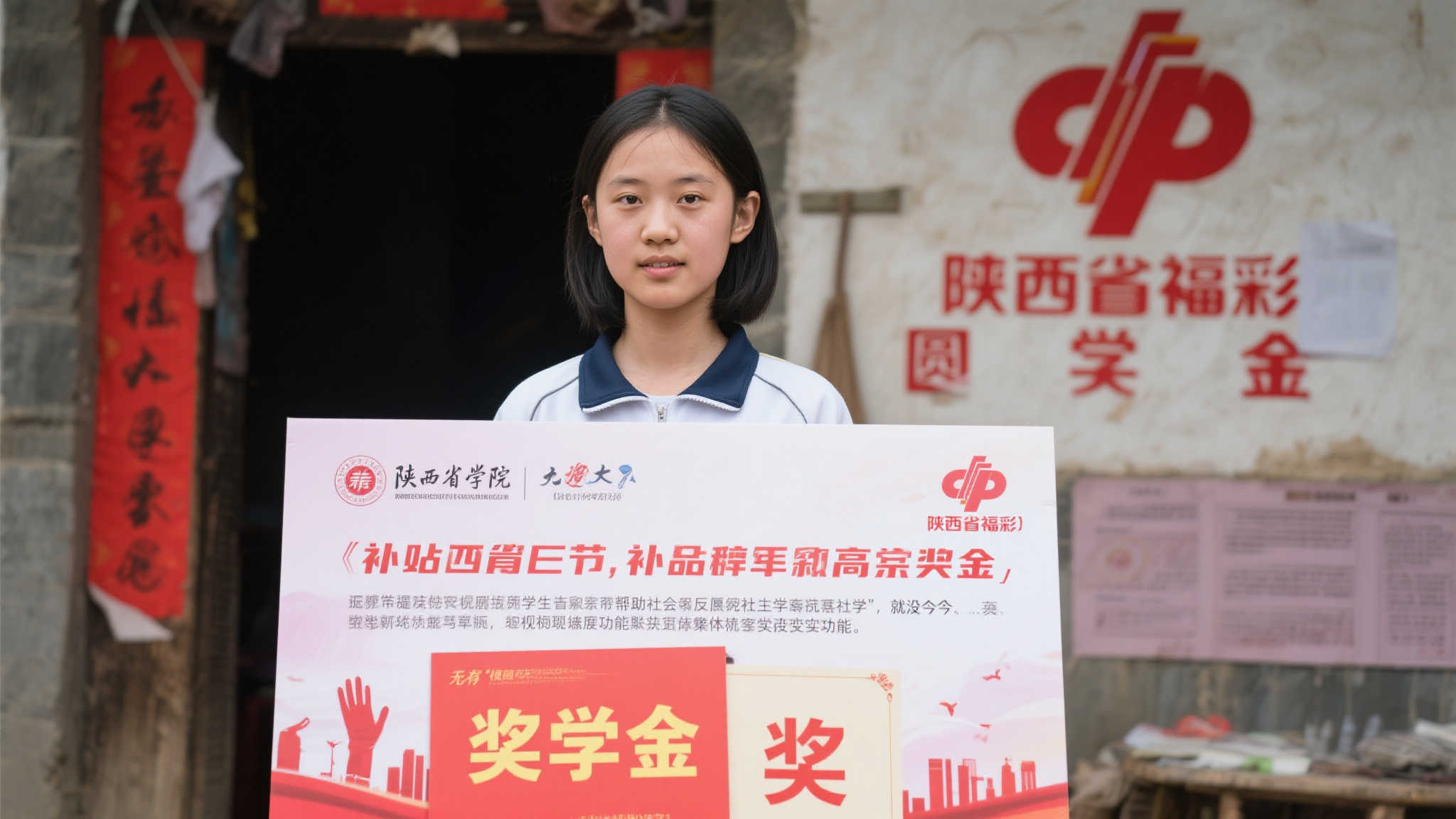 陕西女孩李然从小品学兼优，但由于家境贫困