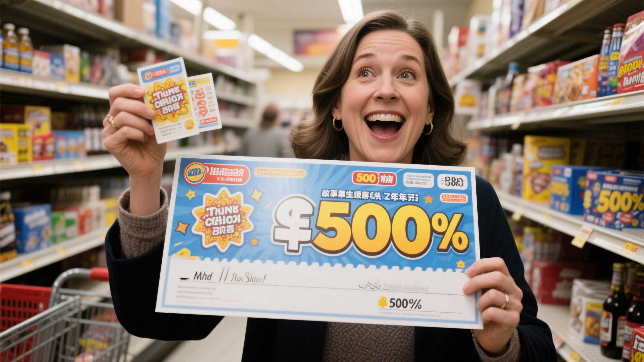 好运爆棚!男子便利店买雪糕顺带购彩中大乐透1044万 类似的故事其实并不少见。去年,一位女士在