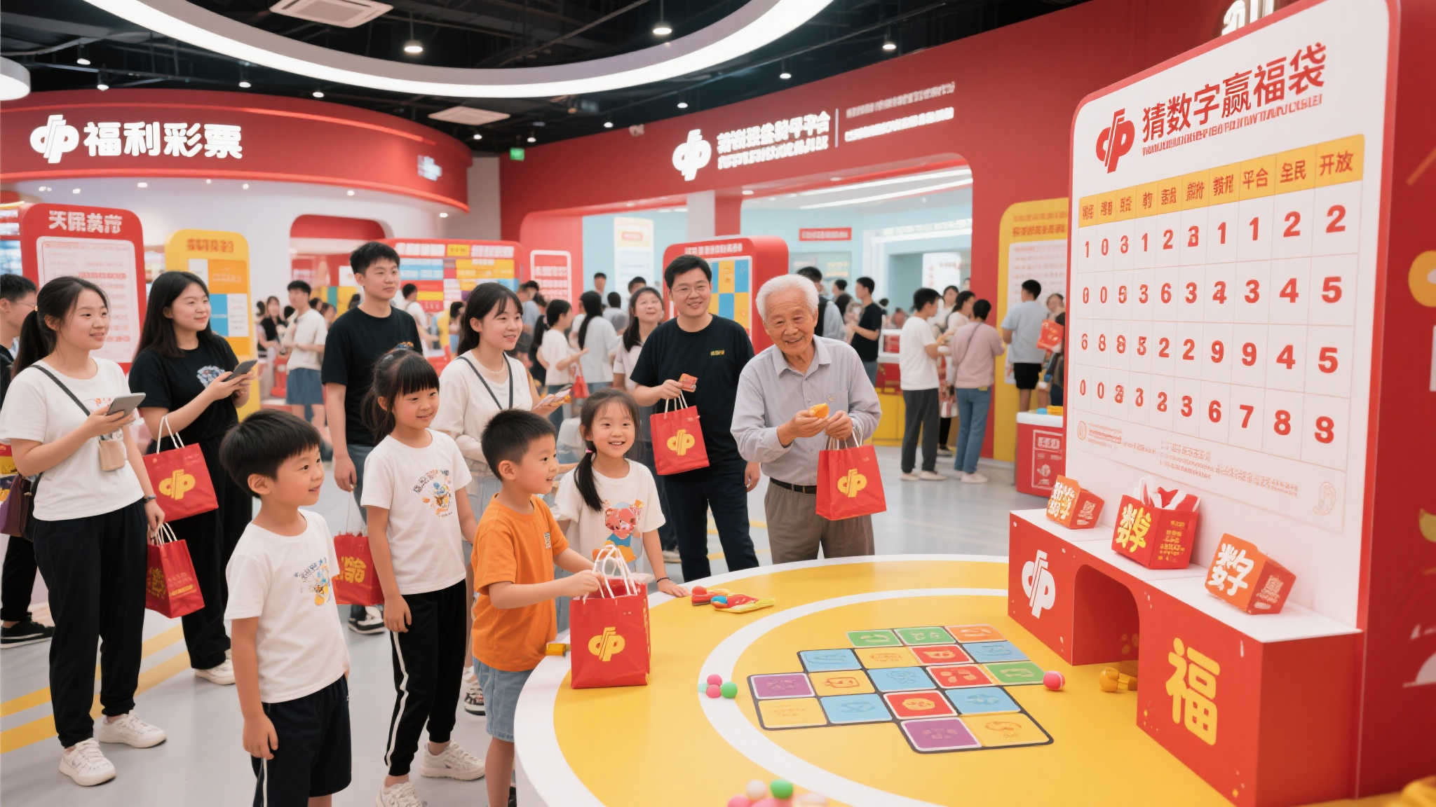 福彩魅力绽放合肥,五动启航省城 此外,该场馆常设多个益智小游戏,既富教育