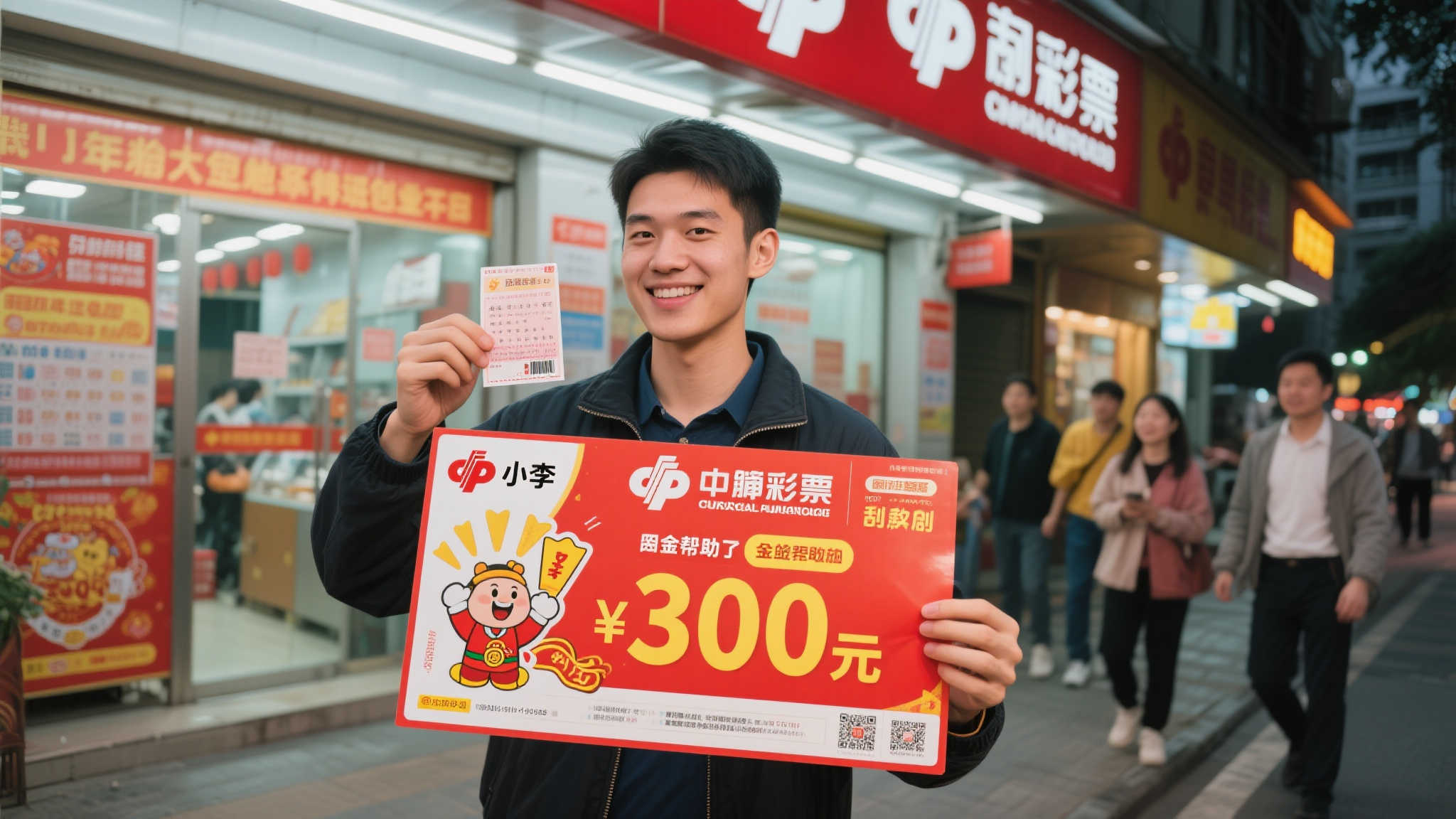 男子下班途中喜中福彩40万：如梦似幻的惊喜