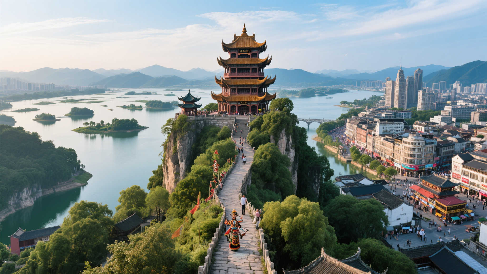 荆楚温情,欢乐共享 被誉为“千湖之省”的湖北,不仅水资源丰富