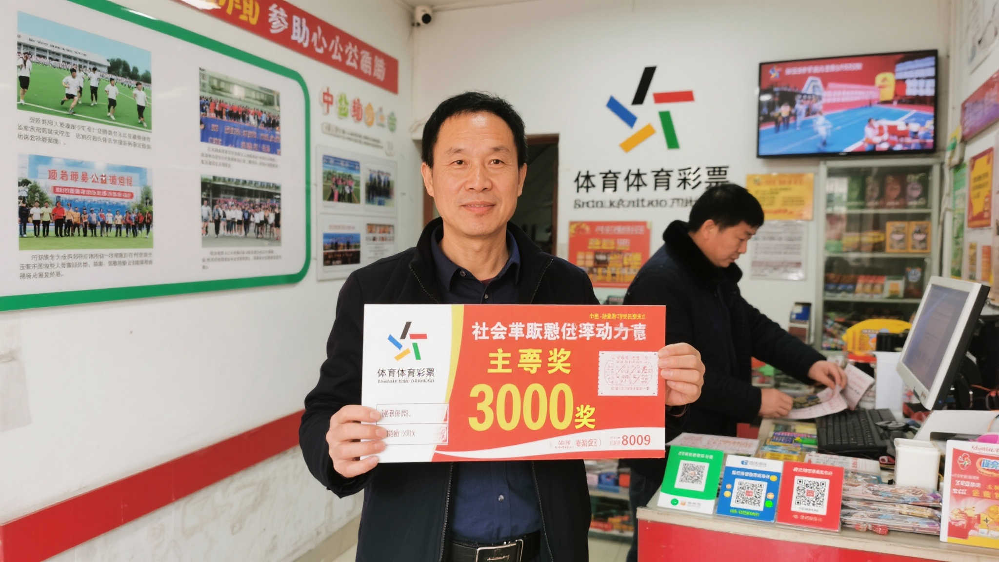 体彩新手喜中大乐透1800万 捐款6万坦言购彩不为中奖