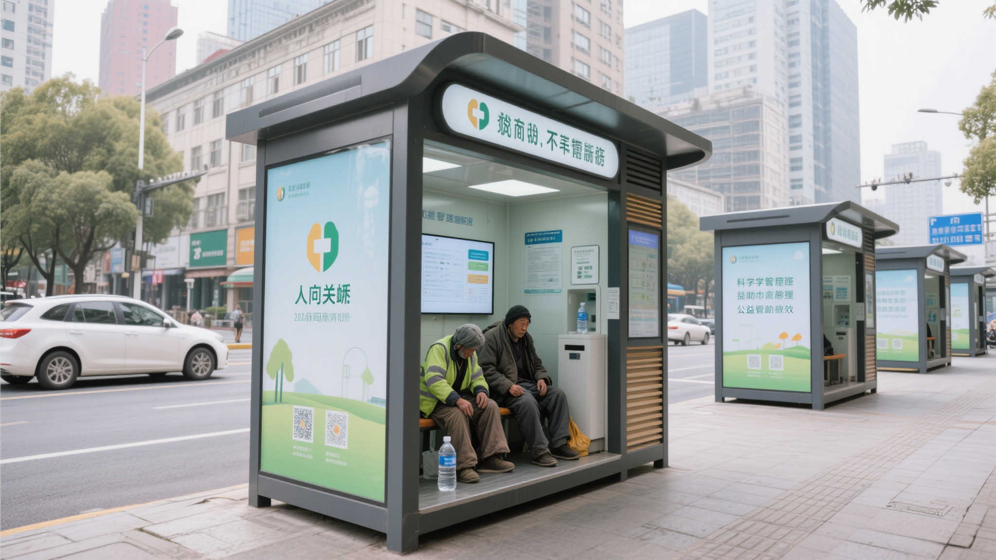 从街头凉茶到爱心驿站,公益初心温暖延续 这些现代化的小亭子遍布城市的大街小巷,为