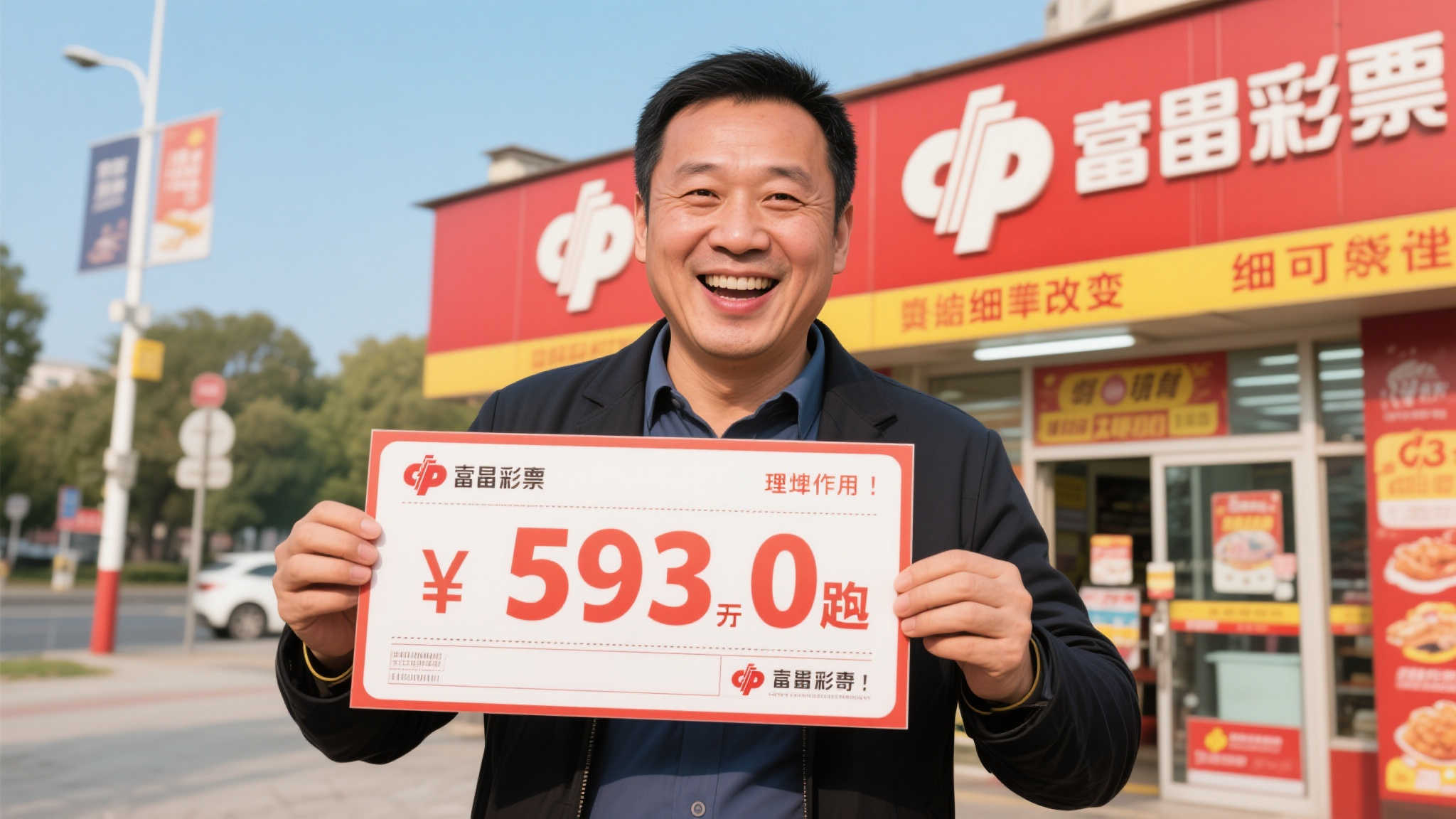 男子喜事临门豪掷千金揽福彩593万 日常仅投几十