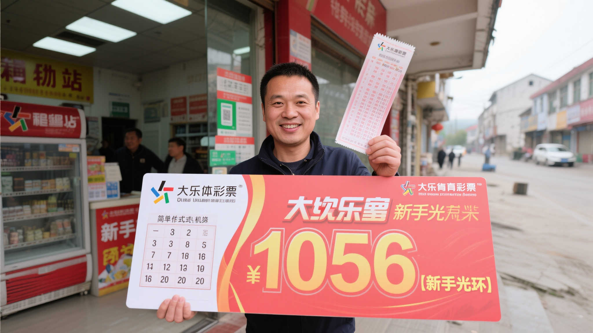 初次接触彩票：新手的意外之喜
这位中奖