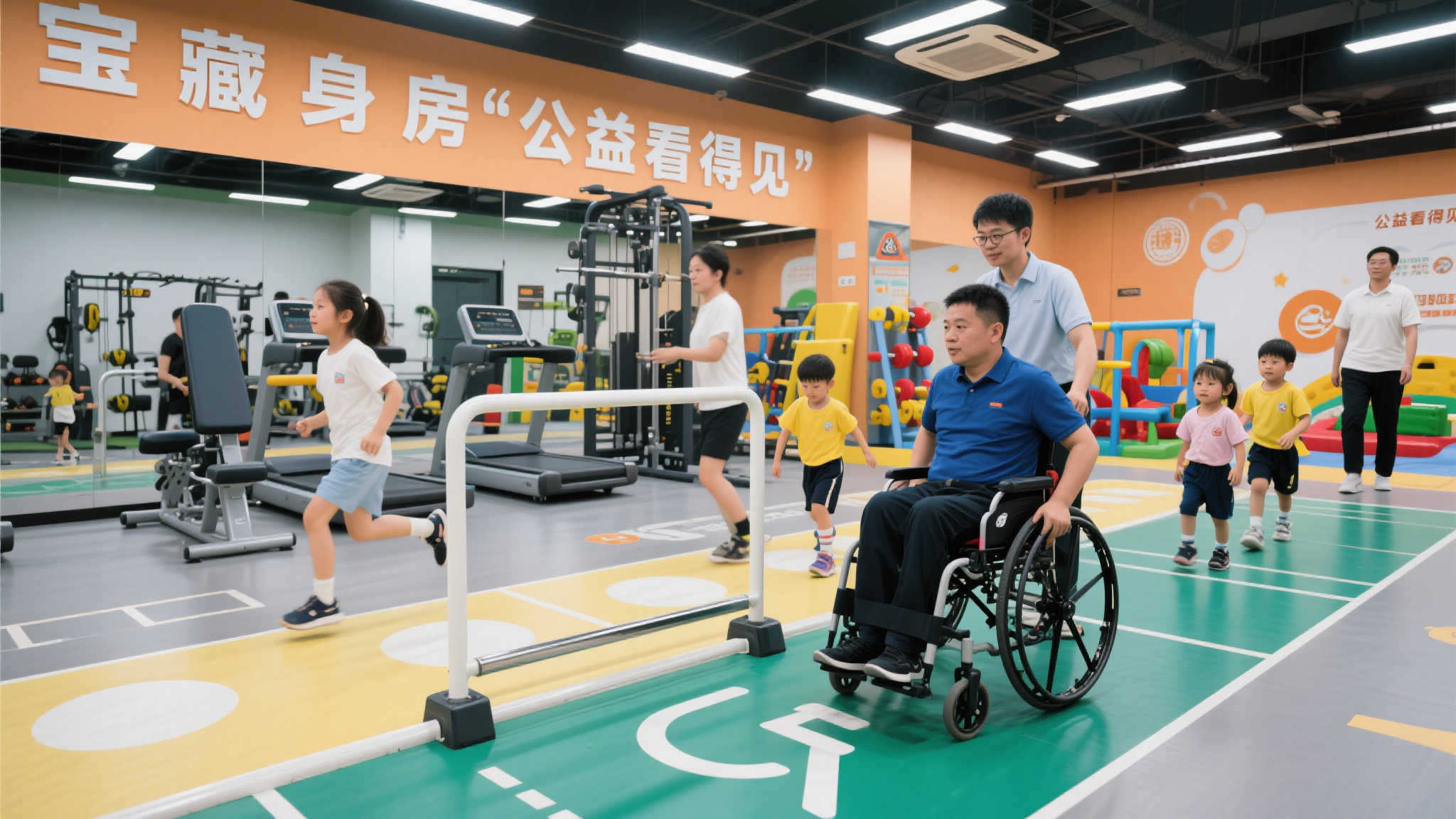 家门口的公益健身房，体彩助力健康生活！