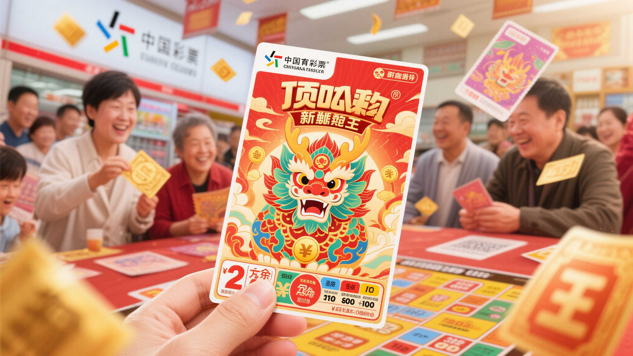 体彩新品“麒麟王”刮刮乐震撼登场