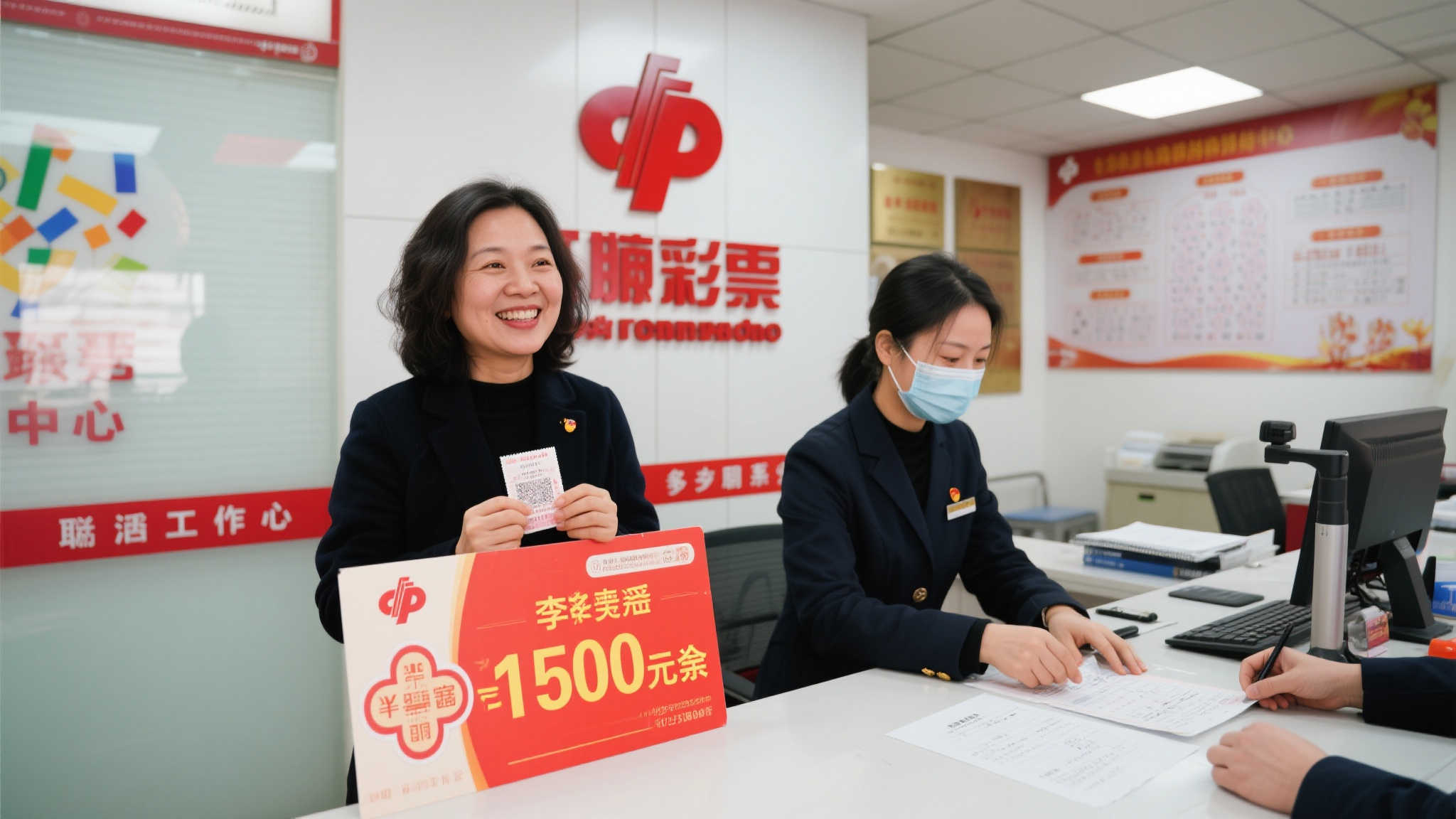 女子上班前喜中福彩945万 坚持完成工作后请假领奖 女子上班前喜中福彩945万 坚持完成工作后请假领奖
