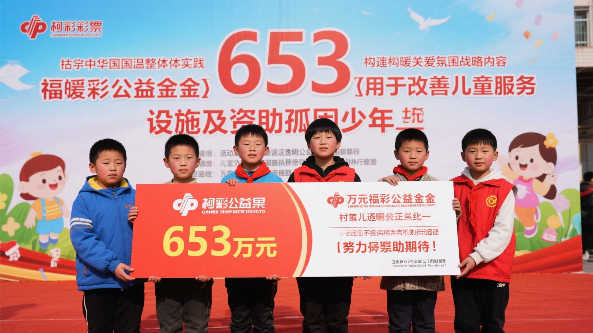 653万元福彩公益金助力优化儿童服务设施,关爱孤困少年成长 总之,“653万元福彩公益金用于改善儿童